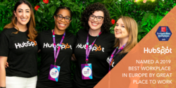 HubSpot Ranked One of the 2019 Best Workplaces in Europe by Great Place